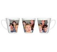 MERCHANDMANIA Taza cónica chicos cantantes famosos what you want conica personalizada