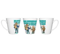 MERCHANDMANIA Taza cónica maximus frase graciosa dividendos bolsa inversion conica personalizada