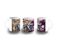 MERCHANDMANIA Taza de plástico alicia en el pais de las maravillas libro obra literaria plastic mug