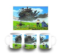 MERCHANDMANIA TAZA DE PLASTICO EL CASTILLO AMBULANTE ANIME plastic mug