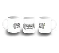 MERCHANDMANIA Taza de plástico frase graciosa os odio a casi todos plastic mug