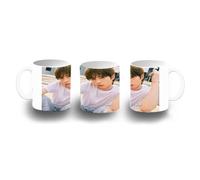 MERCHANDMANIA Taza de plástico lucky to be loved cancion grupo musical mundial plastic mug