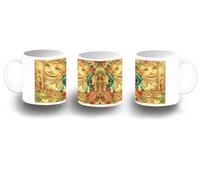 MERCHANDMANIA Taza fotoluminiscente cuento alicia en el pais de las maravillas historia libro brilla oscuridad