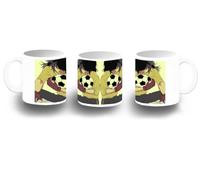 MERCHANDMANIA Taza fotoluminiscente ed warner portero oliver y benji serie dibujos brilla oscuridad