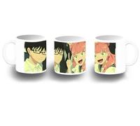 MERCHANDMANIA Taza fotoluminiscente serie anime sheihantai na kimi to boku novios personajes brilla oscuridad