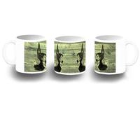 MERCHANDMANIA Taza fotoluminiscente sherlock holmes detective famoso londres historia brilla oscuridad