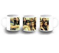 MERCHANDMANIA Taza fotoluminiscente sour grapes cancion grupo chicas mundial butterflies brilla oscuridad