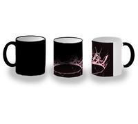 MERCHANDMANIA Taza Mágica blackpink logo corona queen reinas kpop magic mug