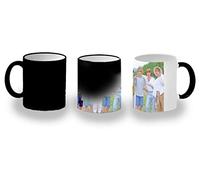 MERCHANDMANIA TAZA MÁGICA bts jeon v jimin suga jin rm j-hope cantantes magic mug.