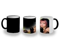 MERCHANDMANIA Taza Mágica chica tia cantante grupo mundial gnarly ice spice magic mug