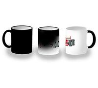 MERCHANDMANIA TAZA MÁGICA coche vehiculo de formula uno 1 carreras magic mug.