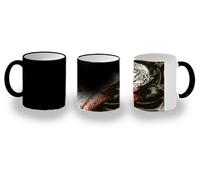 MERCHANDMANIA Taza Mágica dracula arte videojuego medieval retro gamer magic mug