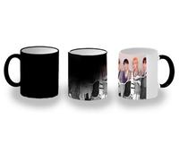 MERCHANDMANIA TAZA MÁGICA FAKE LOVE KOREA BTS CHICOS cantantes coreanos magic mug