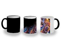 MERCHANDMANIA Taza Mágica fist of the north star serie anime dibujos peleas magic mug