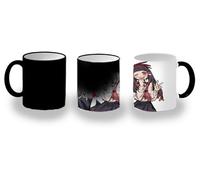 MERCHANDMANIA Taza Mágica gahiakuta amo y riyo amistad cute kawaii chicas magic mug