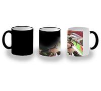 MERCHANDMANIA Taza Mágica gahiakuta riyo mascara mask lucha serie dibujos magic mug