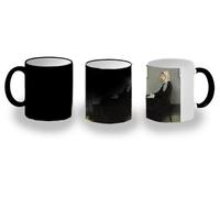 MERCHANDMANIA Taza Mágica James Abbott McNeill Whistler, Arreglo en gris y negro magic mug