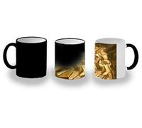 MERCHANDMANIA Taza Mágica Macel Duchamp, Desnudo descendiendo una escalera magic mug