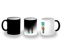 MERCHANDMANIA Taza Mágica maximus frase graciosa dividendos bolsa inversion magic mug