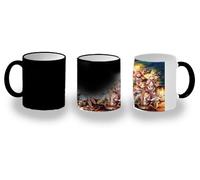 MERCHANDMANIA TAZA MÁGICA mushoku tensei rudeus silphiette eris roxy magic mug