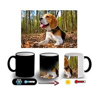 MERCHANDMANIA TAZA MÁGICA PERRO RAZA BEAGLE magic mug