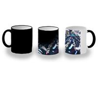 MERCHANDMANIA Taza Mágica serie anime gundam angel mechas mecas combate magic mug