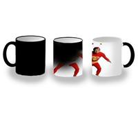 MERCHANDMANIA Taza Mágica super heroe serie retro graciosa risa antigua magic mug