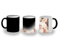 MERCHANDMANIA Taza Mágica therian furry animal chica conejo cute kawaii magic mug
