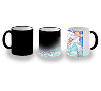 MERCHANDMANIA Taza Mágica therian furry animal mascota perro chica girl cute magic mug