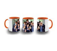 MERCHANDMANIA Taza Naranja album cantantes musica If I’m S, Can You Be My N? color mug