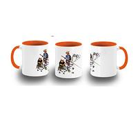 MERCHANDMANIA TAZA NARANJA DON QUIJOTE DIBUJOS ANIMADOS color mug