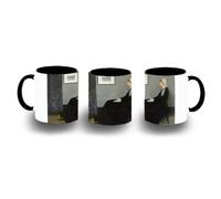 MERCHANDMANIA Taza Negra James Abbott McNeill Whistler, Arreglo en gris y negro color mug