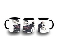 MERCHANDMANIA TAZA NEGRA nana black stones anime serie punk rock color mug.