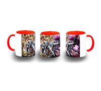 MERCHANDMANIA Taza Roja alicia en el pais de las maravillas libro obra literaria color mug