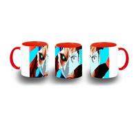 MERCHANDMANIA Taza Roja kaiijuu num 8 kafka hibino anime fanart shonen color mug