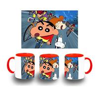 MERCHANDMANIA TAZA ROJA SHINCHAN ACCION ANIME PELICULA color mug