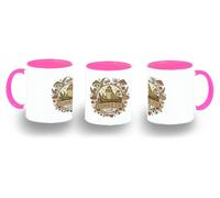 MERCHANDMANIA Taza Rosa logo club buscador de setas recolector campo color mug