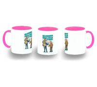MERCHANDMANIA Taza Rosa maximus frase graciosa dividendos bolsa inversion color mug