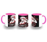 MERCHANDMANIA Taza Rosa serie anime sexy will you be my pawn rias gremory dxd color mug