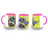 MERCHANDMANIA Taza Rosa yofukashi no uta temporada 2 anime romance color mug
