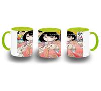 MERCHANDMANIA Taza Verde Lima akane banashi geisha anime sirvientas medieval color mug