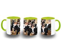 MERCHANDMANIA Taza Verde Lima album cantantes plot twist musica moderna color mug