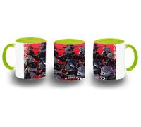 MERCHANDMANIA Taza Verde Lima anime Mato Seihei no Slave dos temporada 2 color mug
