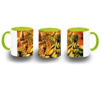 MERCHANDMANIA Taza Verde Lima fist of the north star seriehokuto no ken anime color mug