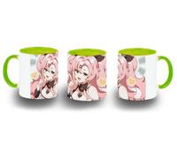 MERCHANDMANIA Taza Verde Lima juego anime rpg personaje zenless zone zero nicole color mug