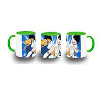 MERCHANDMANIA TAZA VERDE oliver y mark landers campeones color mug.