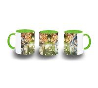 MERCHANDMANIA Taza Verde Rising of the shield hero temporada 4 anime isekai color mug