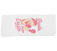 MERCHANDMANIA Toalla Mediana Gimnasio Gym Absorbente Frase Gym Gimnasio Deporte Feminismo Puedo Luego Existo Suave con bolsita