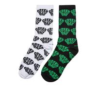 Merchcode Calcetines 'Green Day' verde / negro / blanco 43-46 verde / negro / blanco
