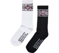 Merchcode Calcetines Ramones Skull Socks 2-Pack Black/White EUR 36
